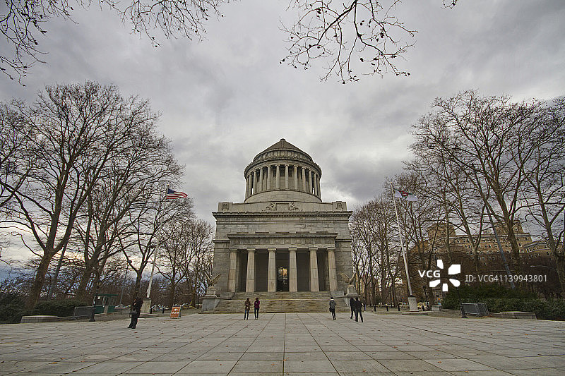 初冬的格兰特墓图片素材