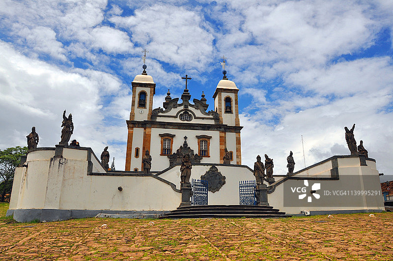 矿区古老教堂图片素材