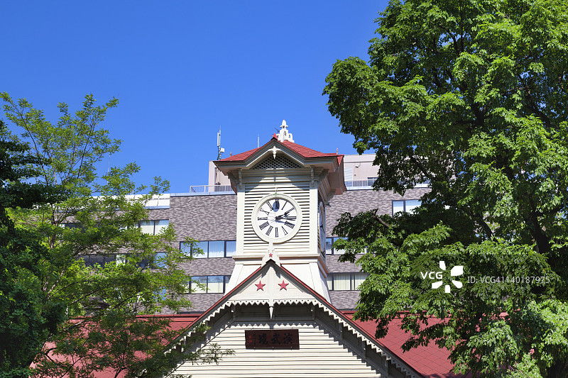 札幌钟楼图片素材