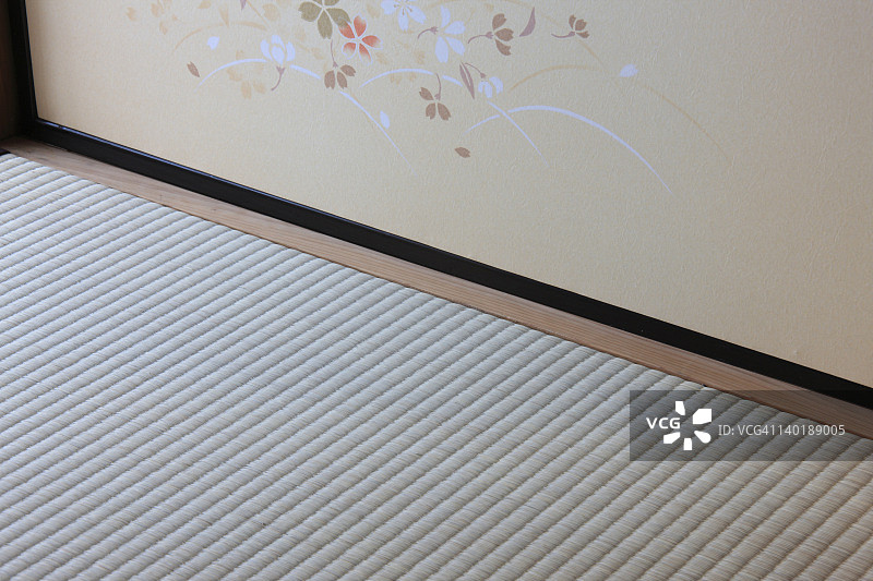 榻榻米和日式纸拉门图片素材