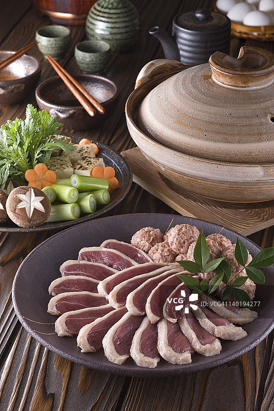 鸭肉锅图片素材