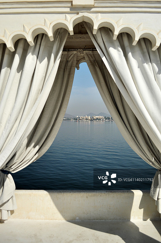 乌代布尔的湖上宫殿图片素材