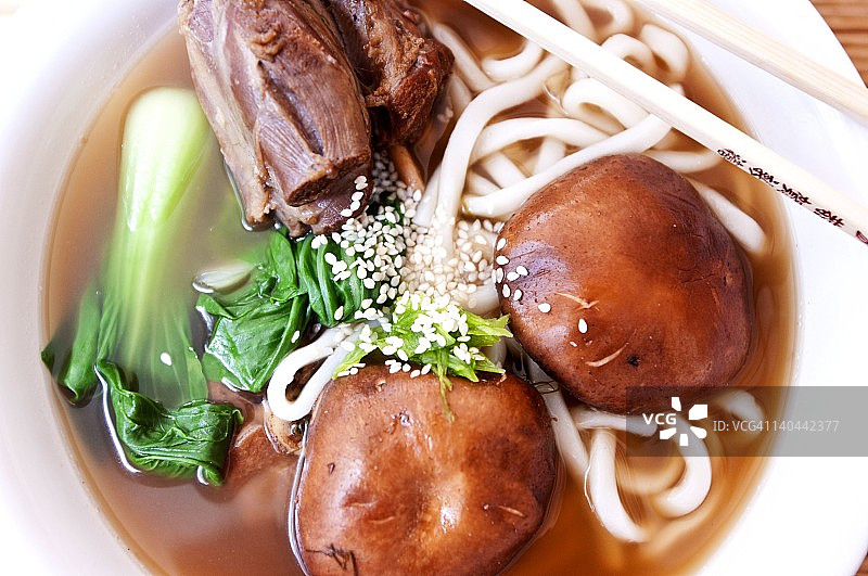 中式羊肉面图片素材