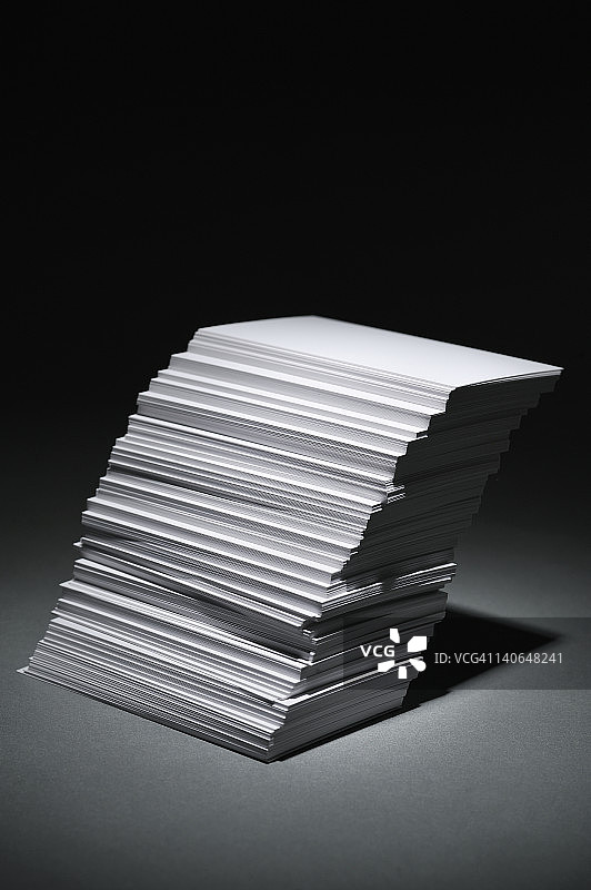 白色纸质名片图片素材