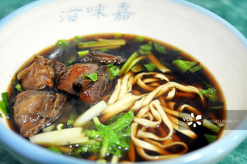 烤羊肉面图片素材