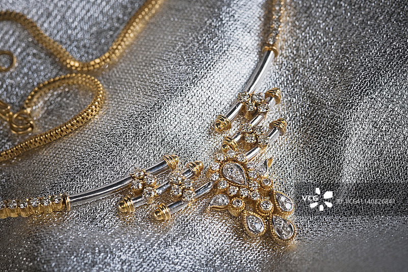 项链特写图片素材