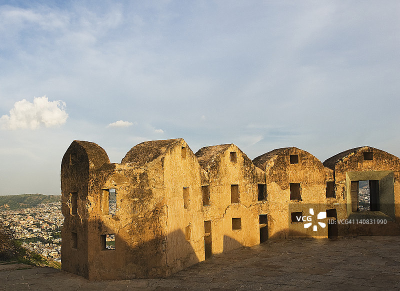 纳哈加尔堡的防御墙图片素材