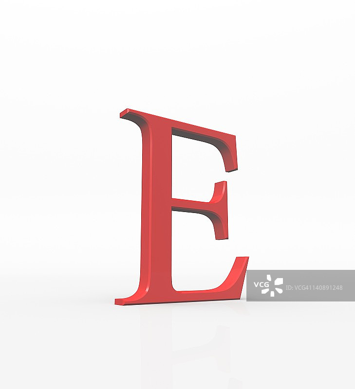 希腊字母Epsilon大写图片素材