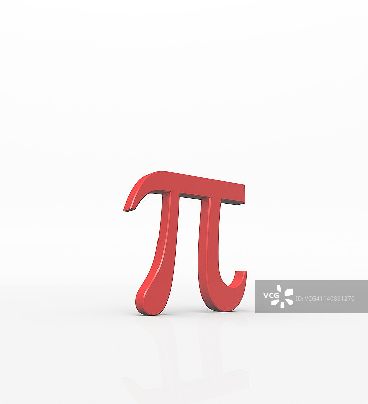 希腊小写字母Pi图片素材