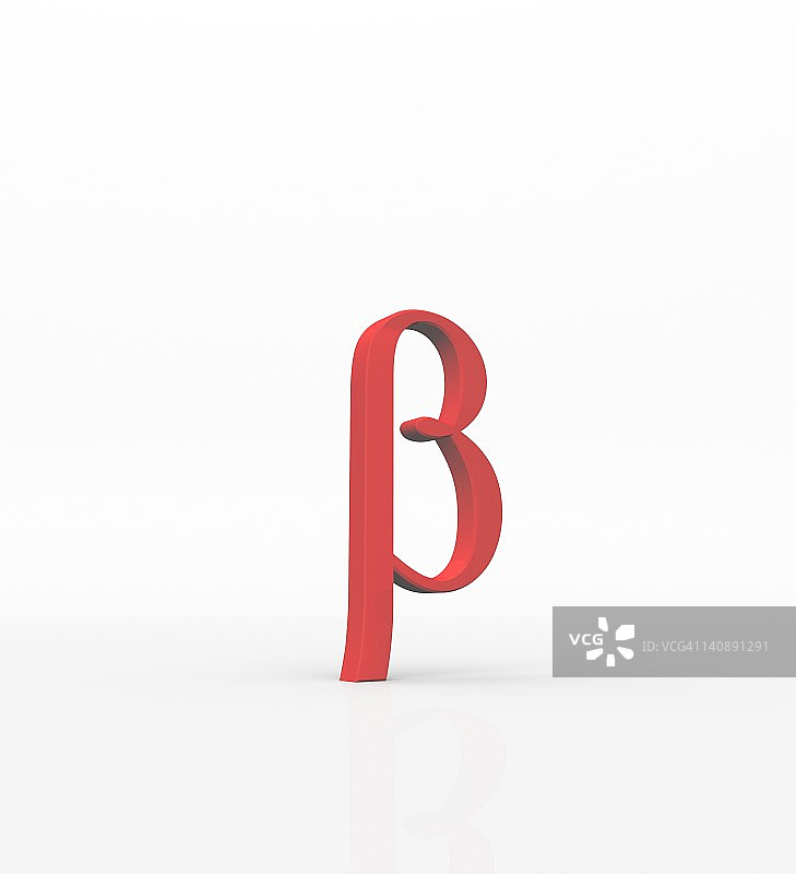 希腊字母Beta大写图片素材