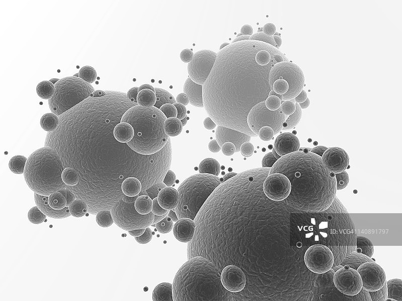 纳米颗粒艺术作品图片素材