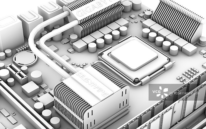 电脑主板艺术图图片素材