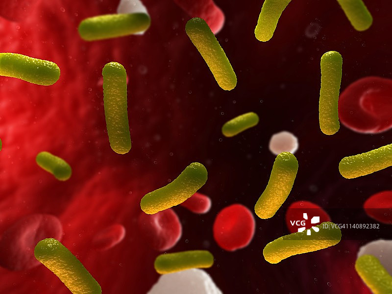 细菌感染艺术图图片素材