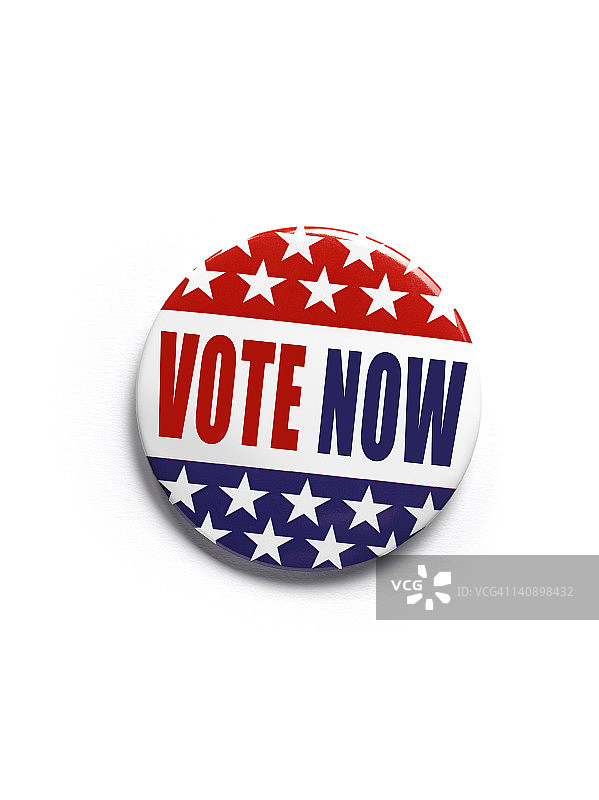 美国“立即投票”按钮徽章图片素材