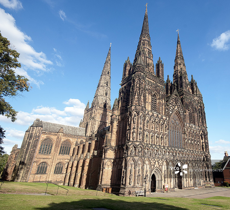 利奇菲尔德大教堂图片素材