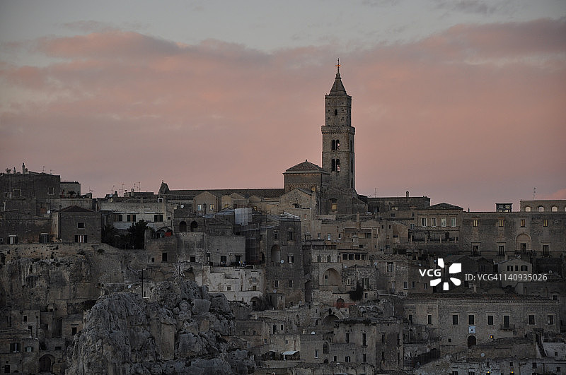 马泰拉石窟图片素材