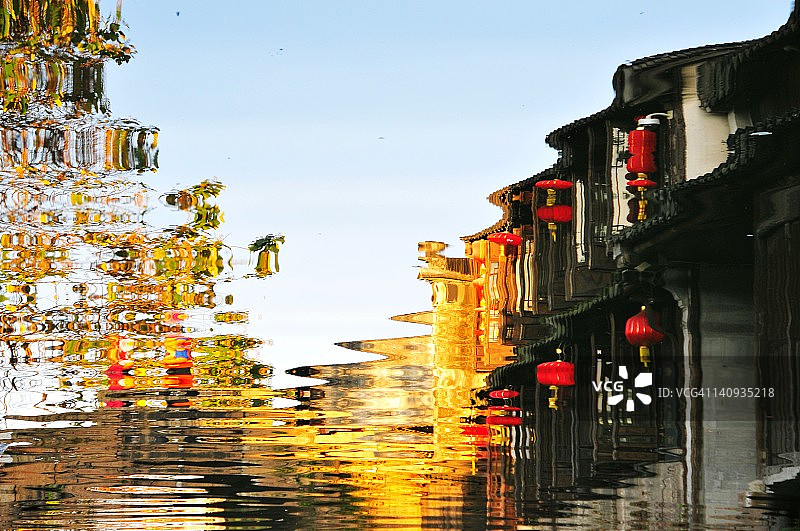 水上房屋图片素材