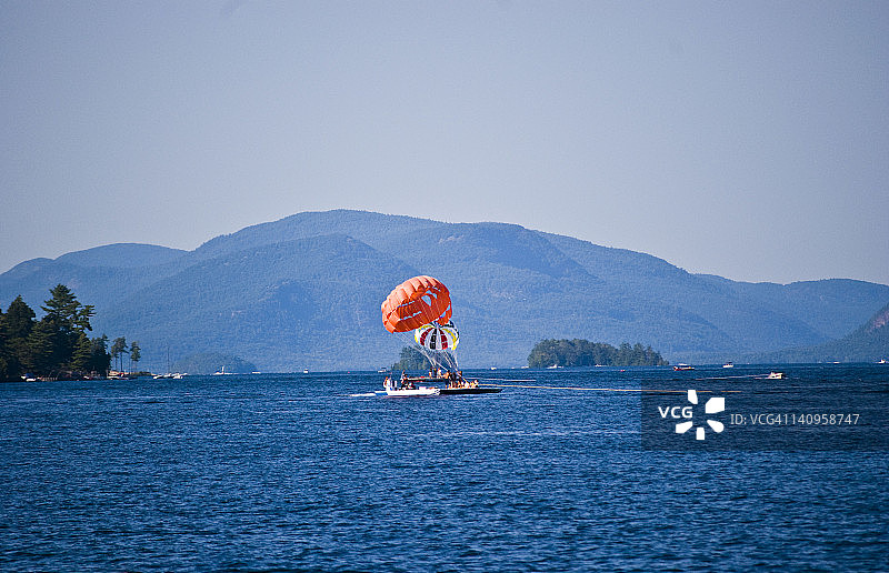 纽约乔治湖图片素材