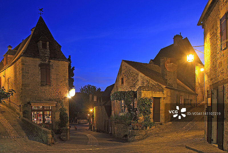 法国多尔多涅河谷图片素材