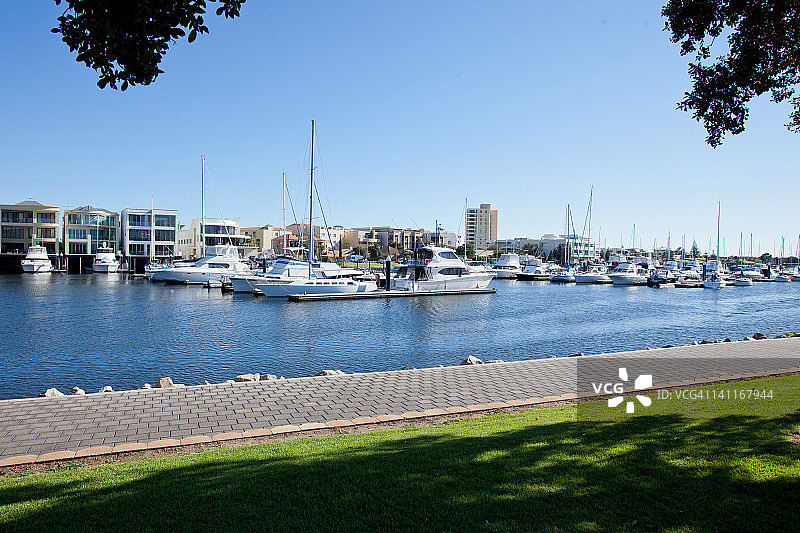 阿德莱德格雷尔海滩郊区风光图片素材