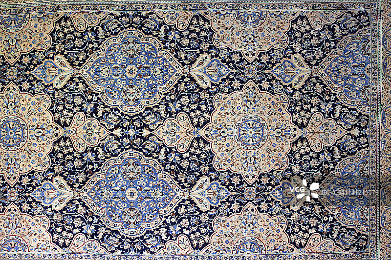 伊朗纳因地毯图片素材