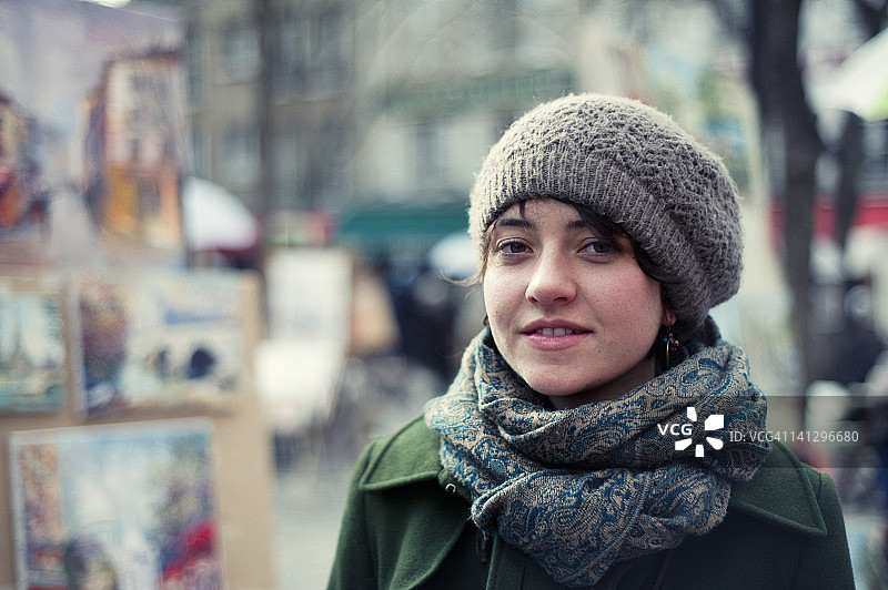 年轻女子的肖像图片素材