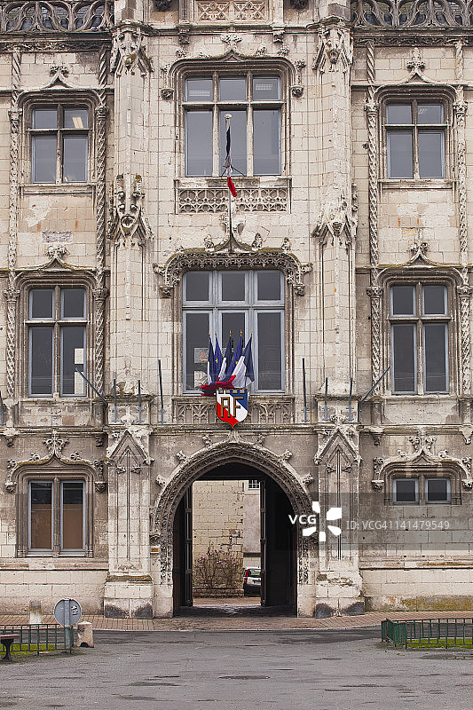 索米尔市政厅入口图片素材