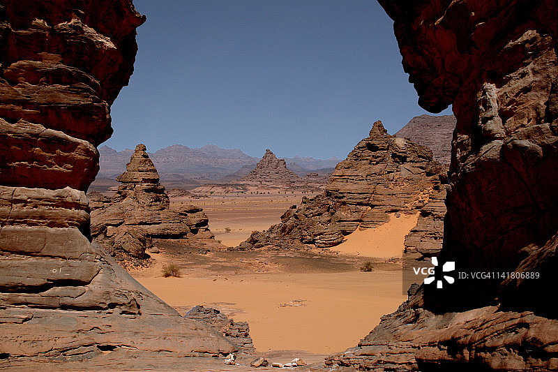 沙漠岩层图片素材