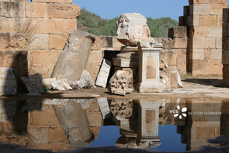 哈德良浴场遗址图片素材