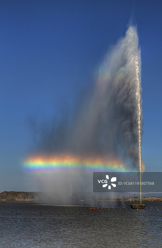 伯利格里芬湖喷泉图片素材