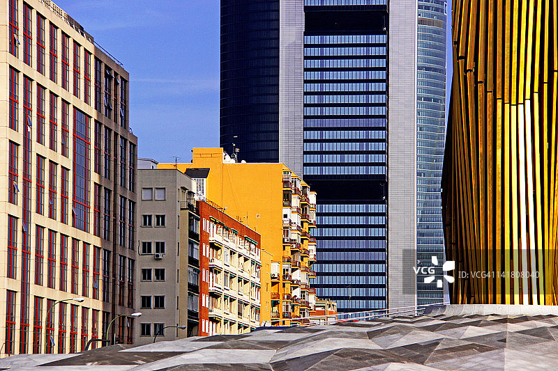 马德里卡斯蒂利亚广场风光图片素材