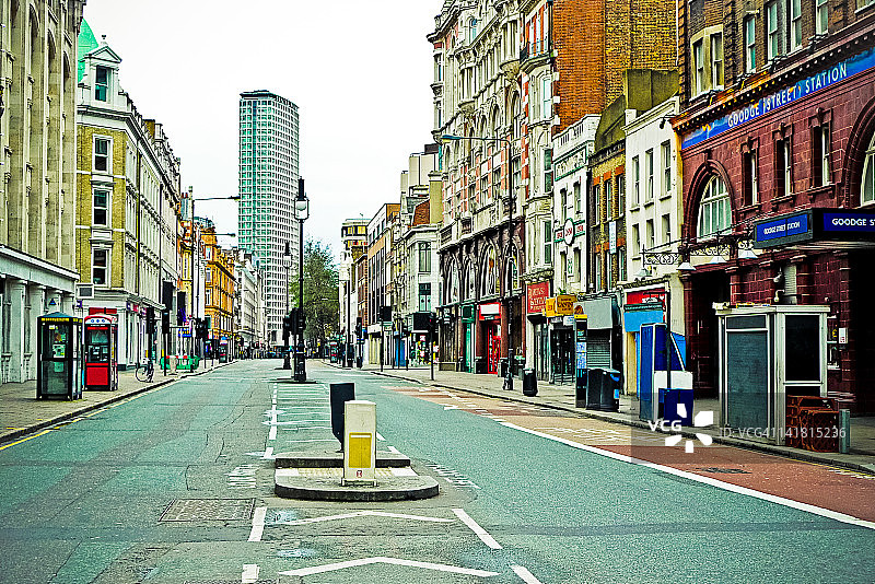 伦敦托特纳姆 कोर्ट 路图片素材