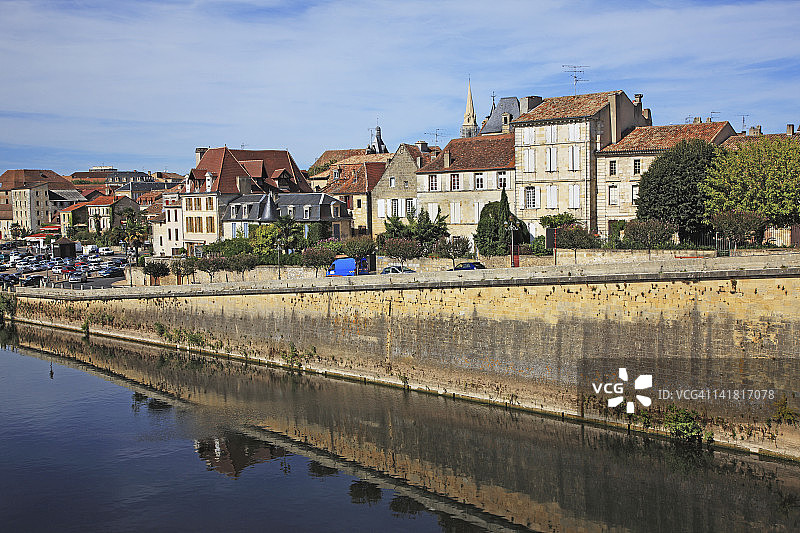 法国多尔多涅省贝尔热拉克图片素材