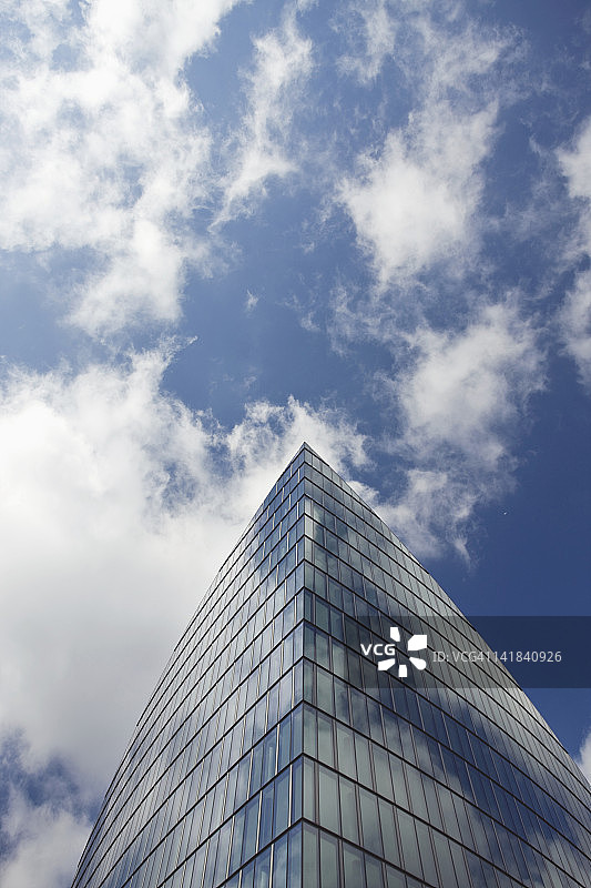 德国黑森州法兰克福劳伦贝格农庄主三角大楼图片素材