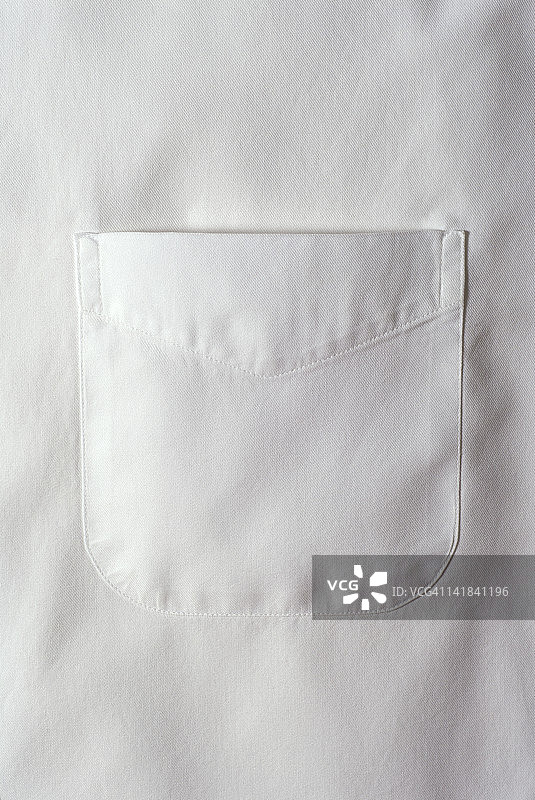 白色衬衫口袋图片素材