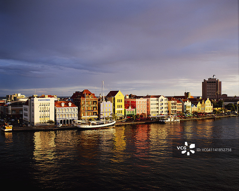 蓬达，威廉斯塔德，库拉索，荷属安的列斯群岛，加勒比海图片素材