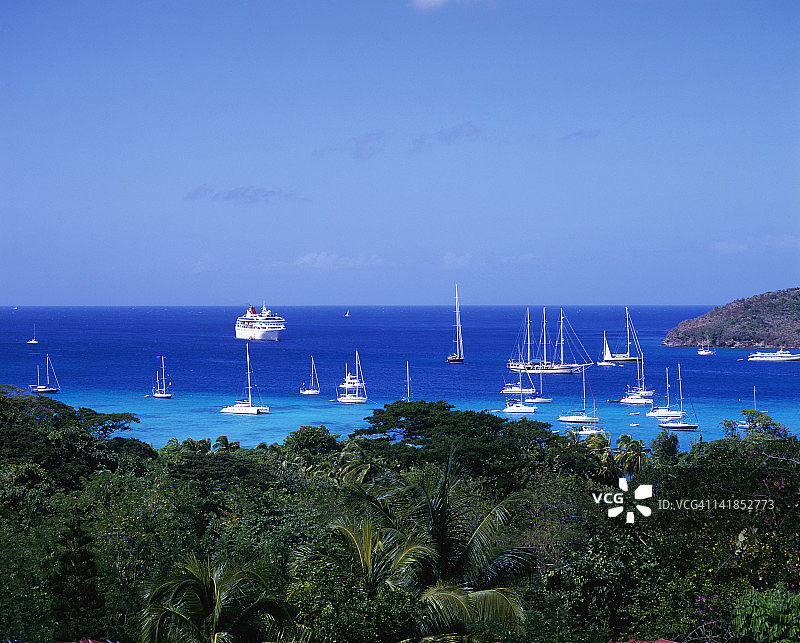 加勒比海伊丽莎白港图片素材