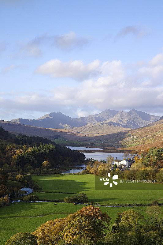 格温内思卡佩尔屈里格的斯诺登图片素材