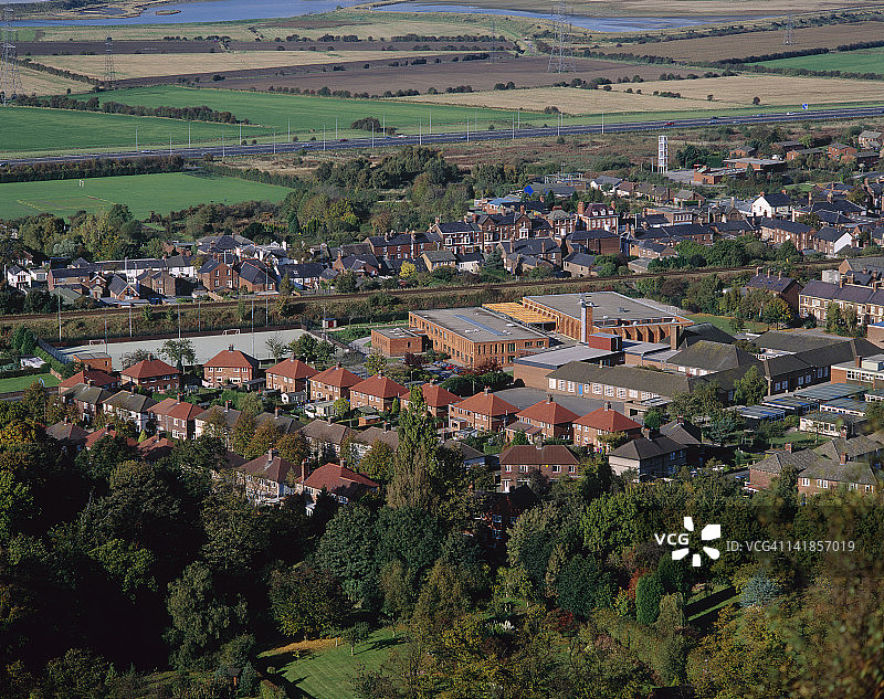 英格兰柴郡赫尔斯比村图片素材
