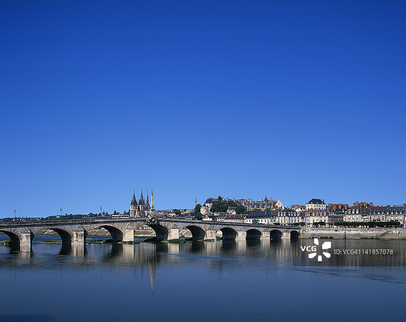 法国布卢瓦和卢瓦尔河谷图片素材