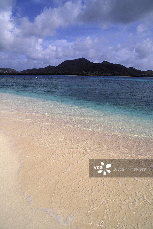 卡里亚库岛，格林纳丁斯，西印度群岛图片素材