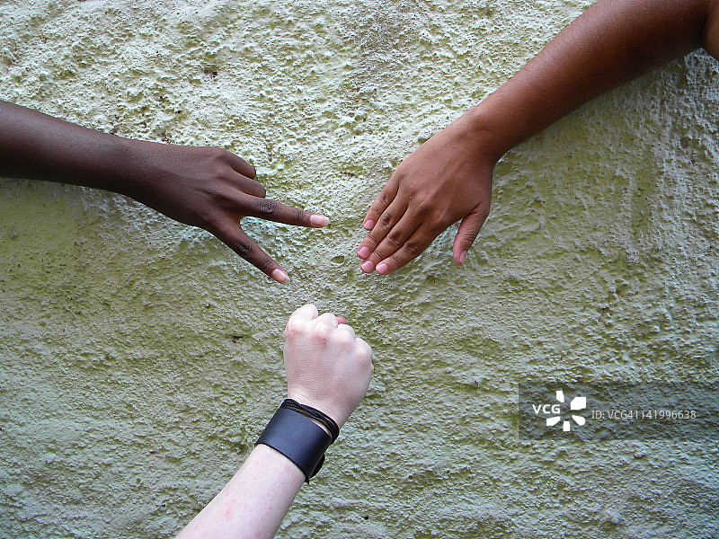 传统的石头、剪刀、布游戏图片素材