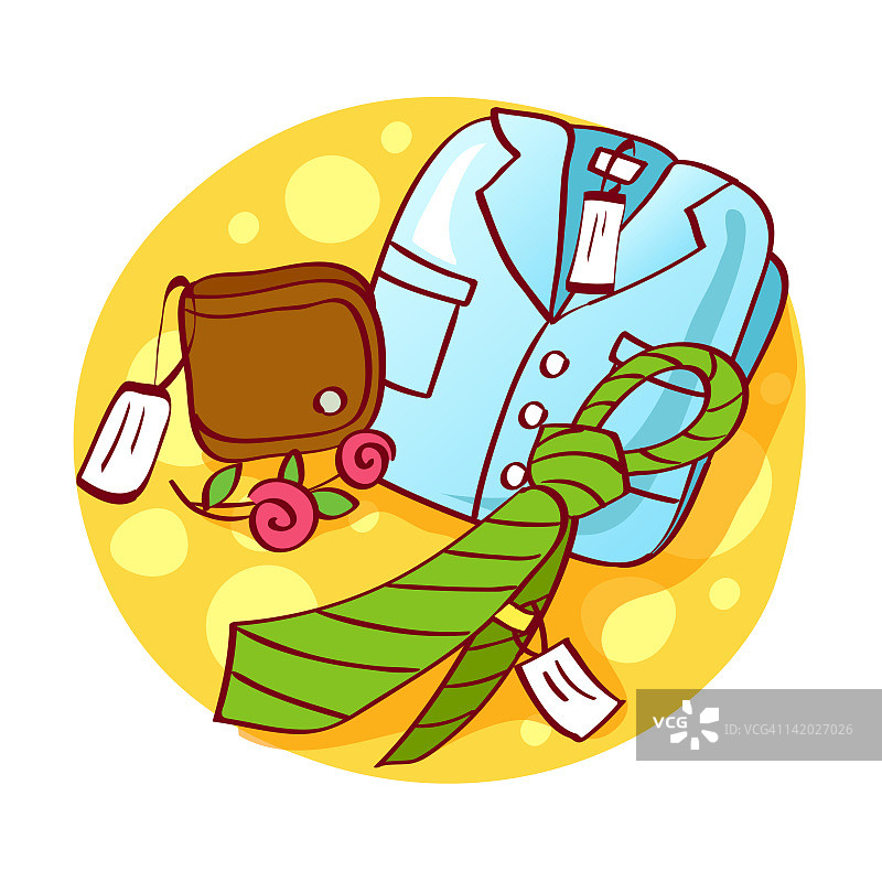 附价格标签的男装展示图片素材