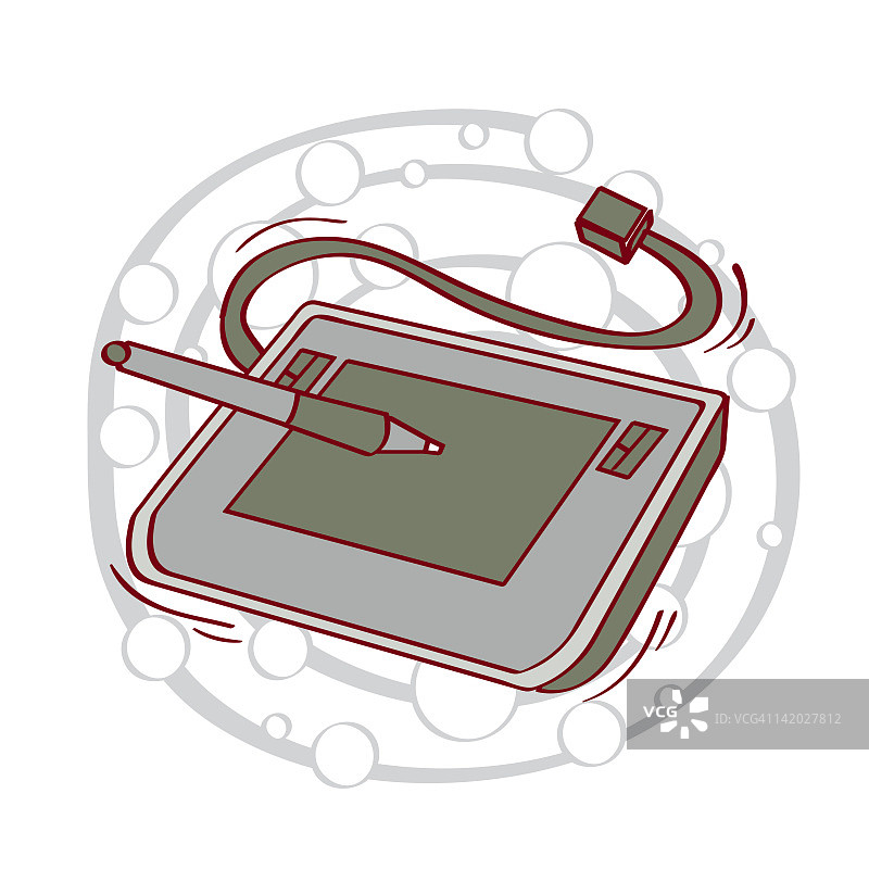 数字图书插画图片素材