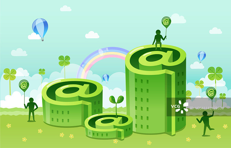 通信与科技概念图片素材