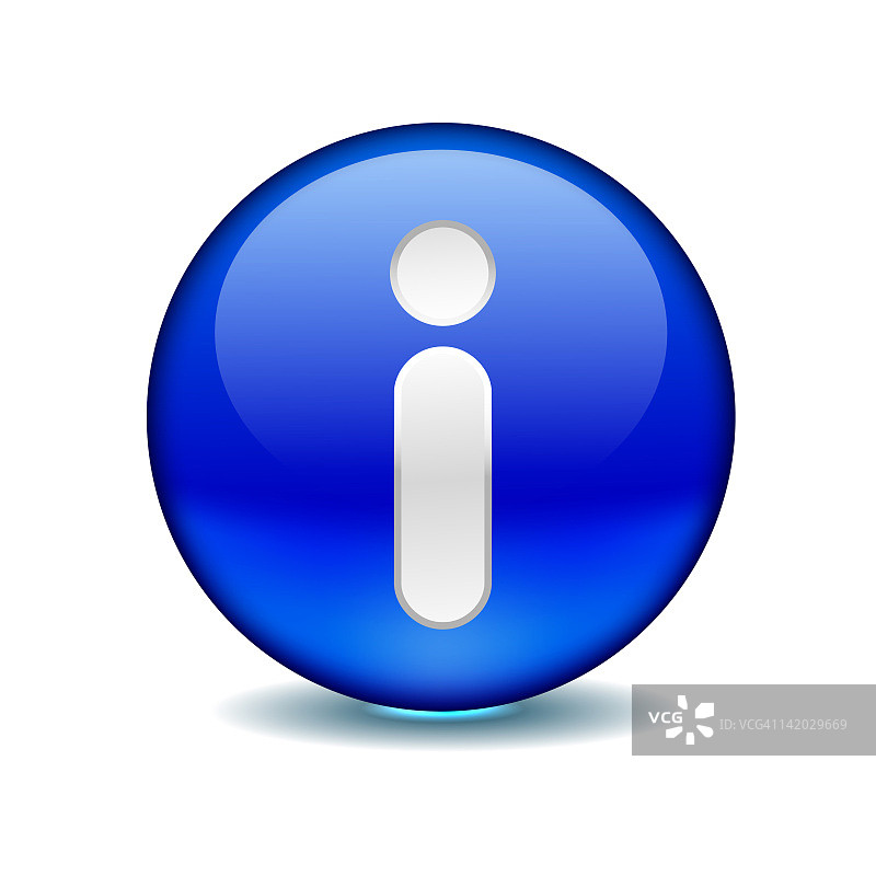 圆形信息标志的插图图片素材