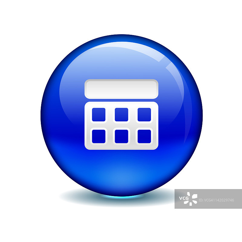 圆形白色标志插画图片素材