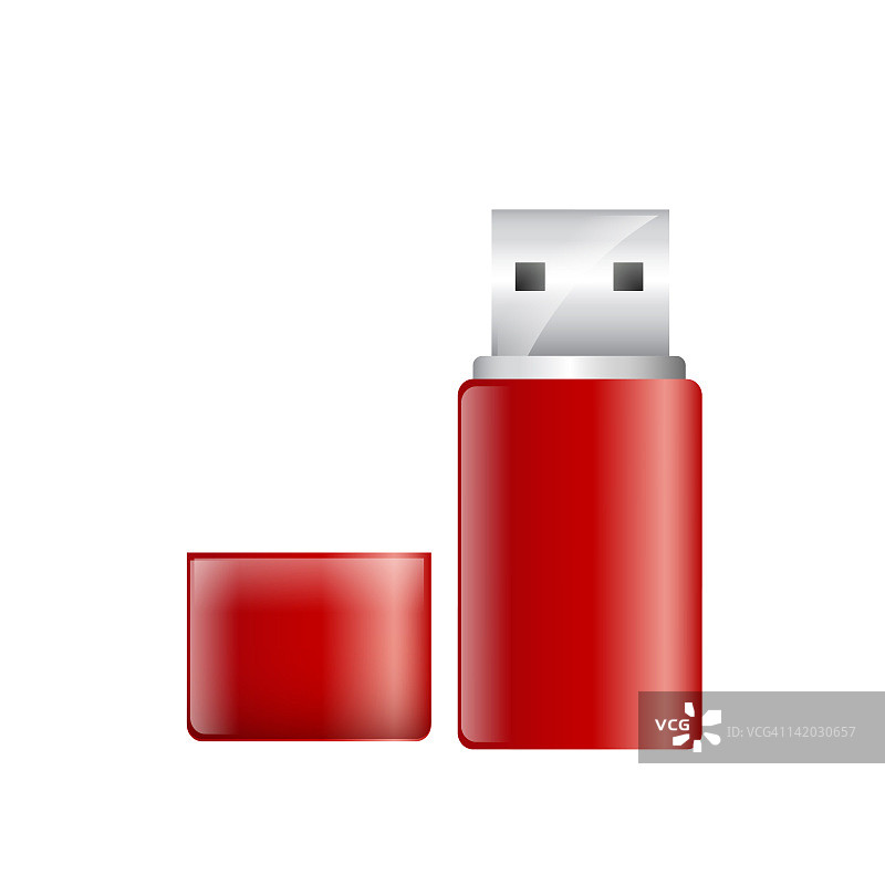 USB闪存盘插画图片素材