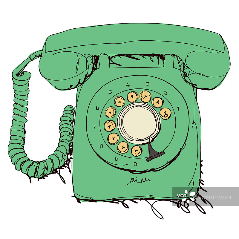 复古电话图片素材