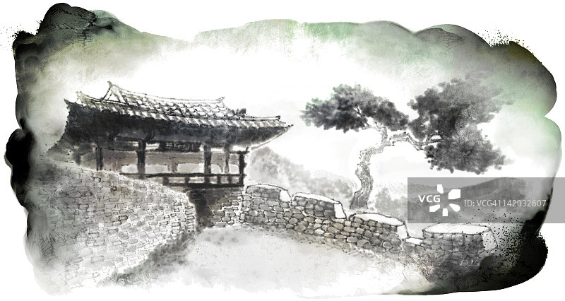 中国古代宫殿图片素材